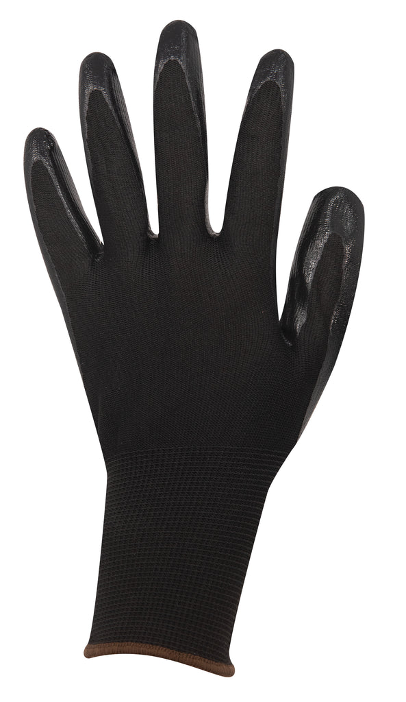 Coated Gloves, Nitrile Dip Gloves, PVC Dipped Gloves - - PIP 38-635/XL X- Large Prime 15 Gauge Nitrile Coated Foam Nylon Work Gloves with Microdot  Palms and Fingers