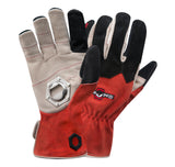 the StoneBreaker tailgating gloves featuring a padded, hexnut-shaped, bottle opener in the right palm