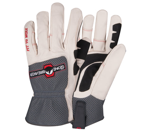 stylebreaker handschuhe StoneBreaker Groundskeeper Work Glove, Charcoal