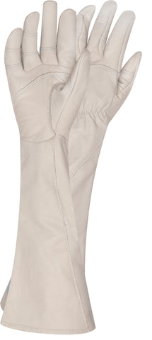 elbow length leather gardening gloves Rose Gauntlet – StoneBreaker