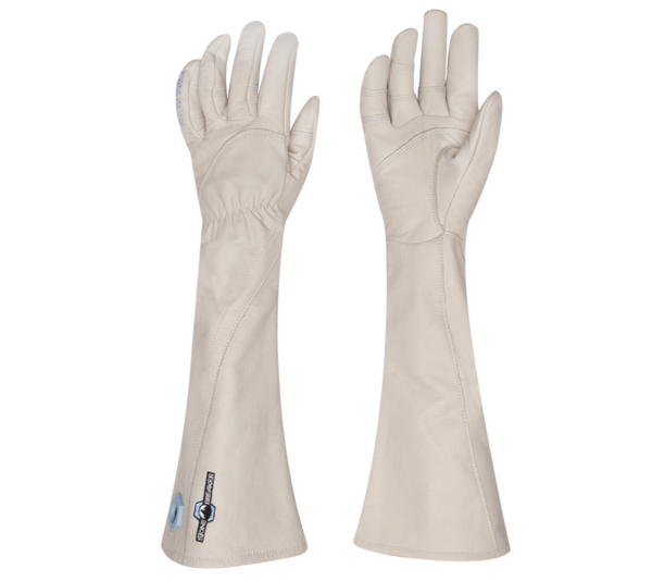 ladies small leather gardening gloves Stonebreaker Rose Gauntlet Women's Gardening Glove