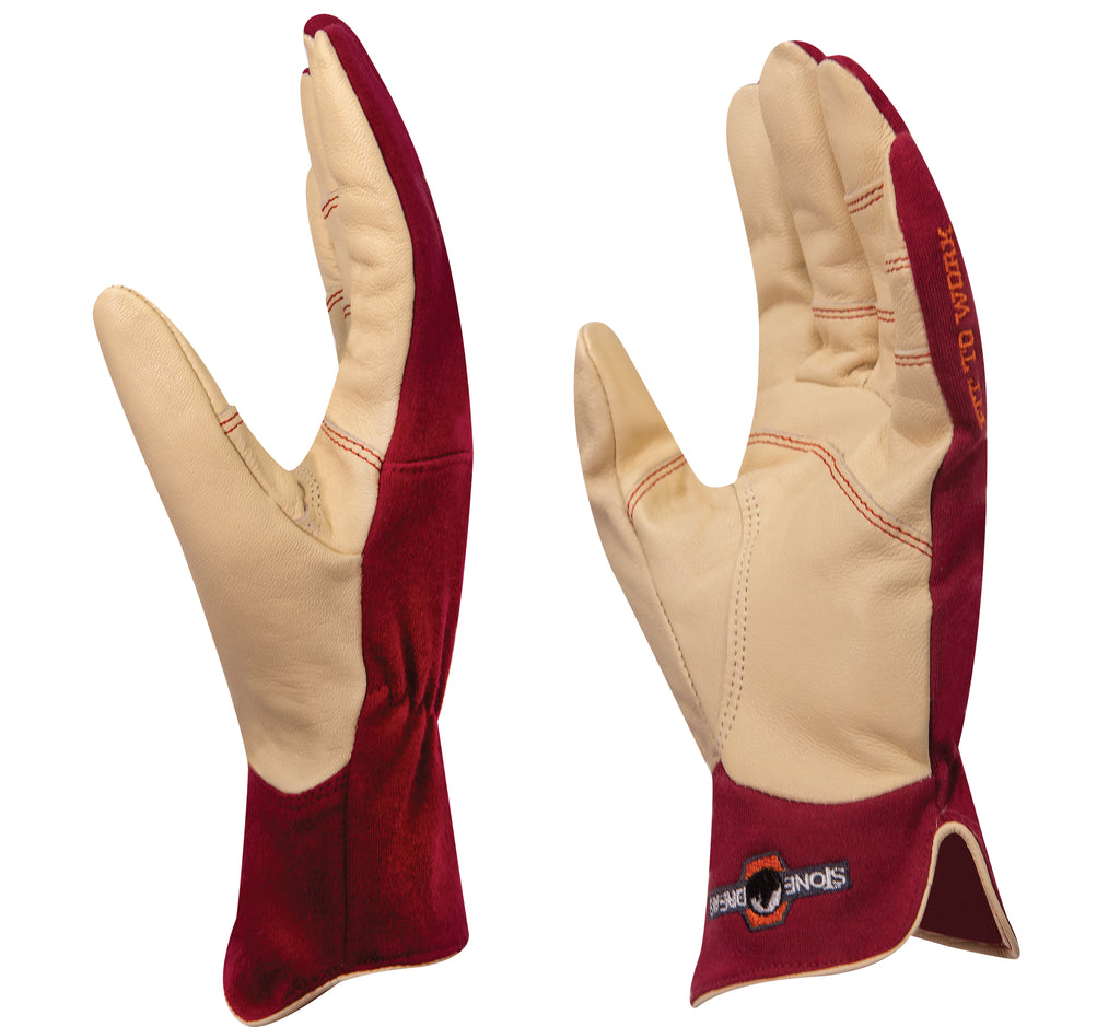 Female shop work gloves